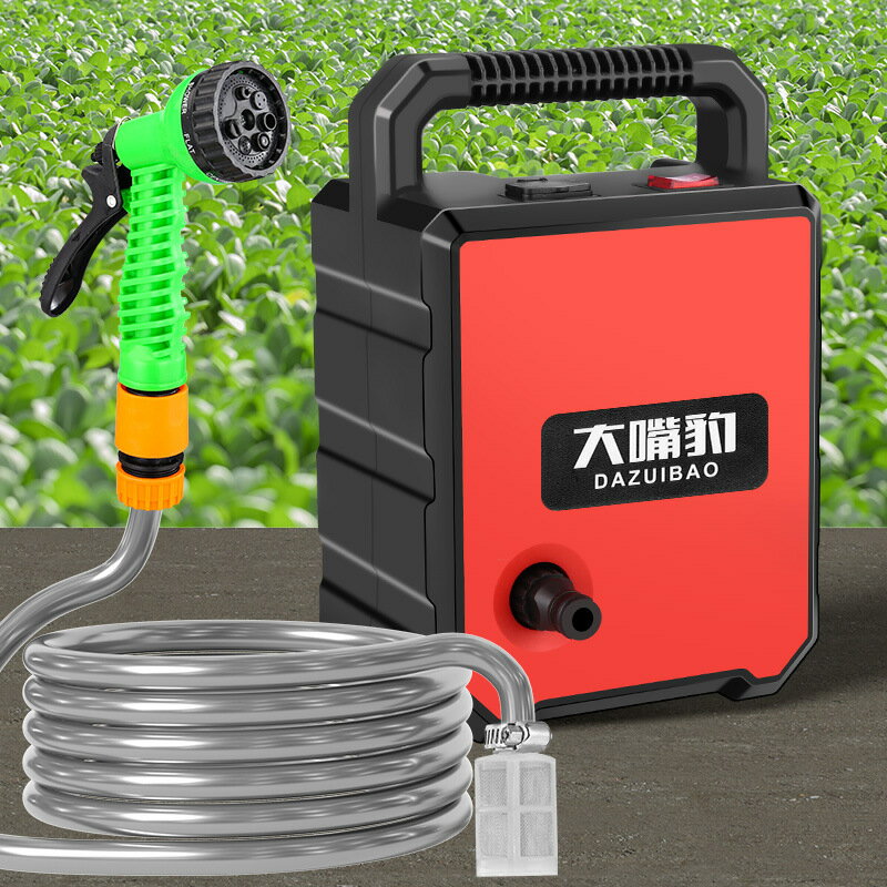 充電式抽水泵農用灌溉澆菜神器電動抽水自吸泵