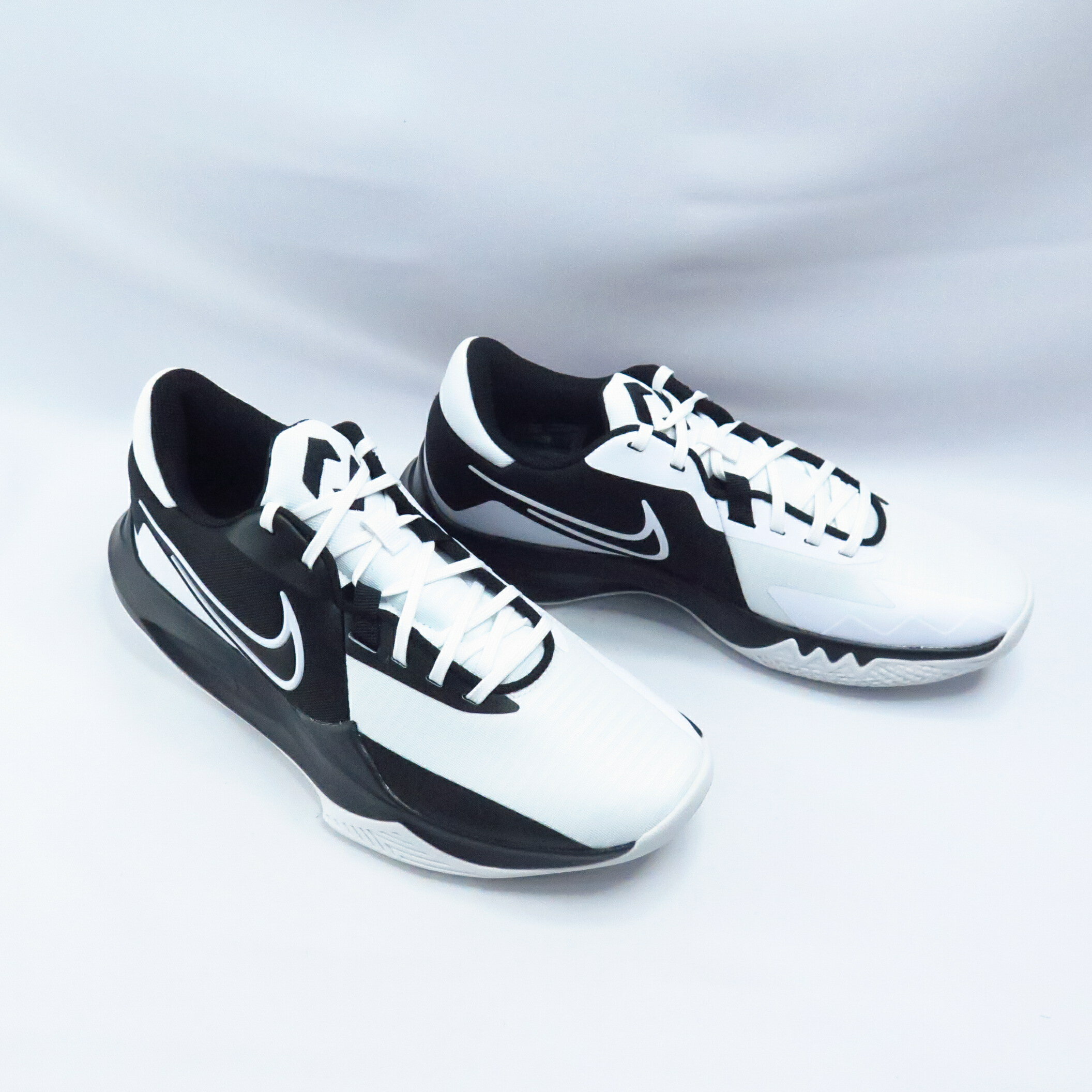 NIKE Precision VI 男籃球鞋DD9535007 黑x白大尺碼【iSport愛運動