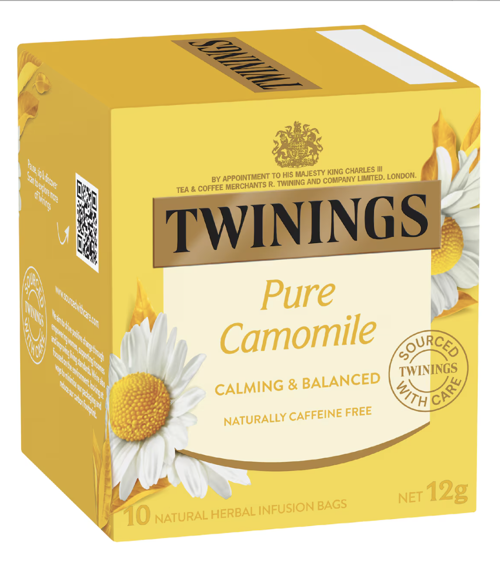 Twinings 唐寧 Pure Camomile 純洋甘菊茶 10包/盒 獨立茶包 盒裝花草茶 沖泡方便