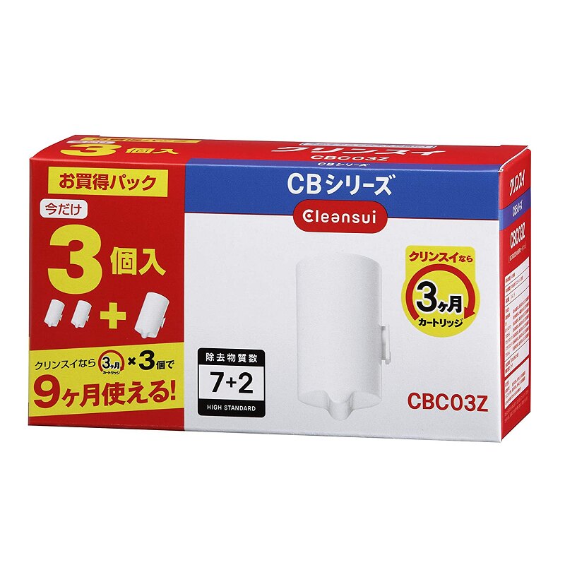 [2東京直購] Cleansui 三菱 可菱水 CBC03Z 濾心 3入 適 CB073 CB013 濾水器濾芯 同 CBC03E