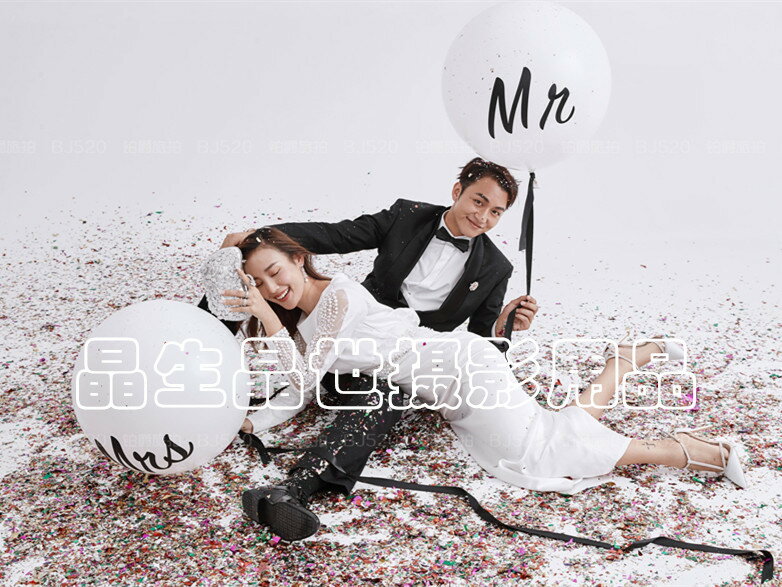 婚紗影樓婚禮背景情侶婚紗婚慶拍攝道具手撒彩色碎片花撒金色亮片