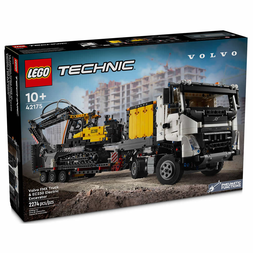 樂高LEGO 42175 Technic 科技系列 Volvo FMX 卡車和 EC230 電動挖掘機