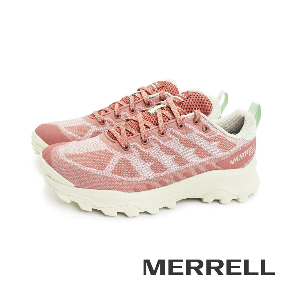 MERRELL(女)SPEED ECO WATERPROOF防潑水健行鞋 女鞋-岩石紅