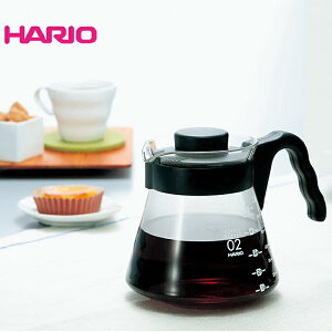 【沐湛咖啡】日本製HARIO V-60 (VCS-01B/VCS-02B)微波耐熱玻璃壺 700cc 咖啡壺 花茶壺 黑