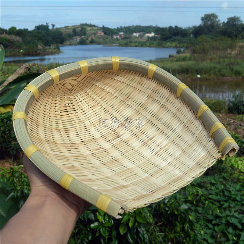竹編撮箕簸箕筲箕篾箕農家手工竹制品摘菜晾曬瀝水撮糧食大號籃子 | 協貿國際日用品生活3館 | 樂天市場Rakuten