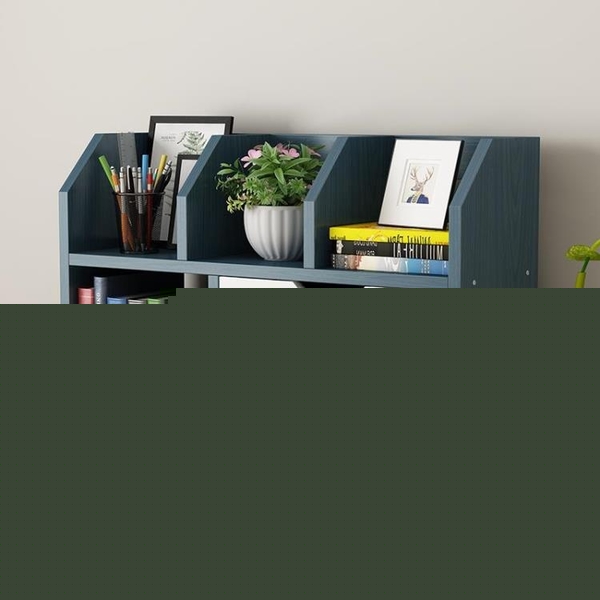簡易小書架桌面家用置物架桌上簡約書櫃多層收納架【聚寶屋】