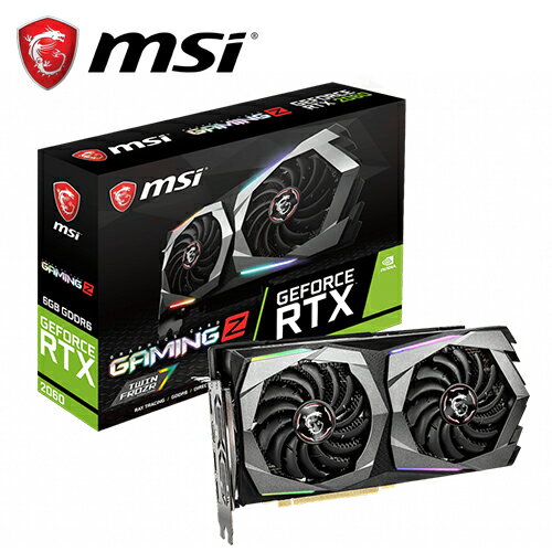 【MSI 微星】GeForce RTX 2060 GAMING Z 6G 顯示卡【三井3C】