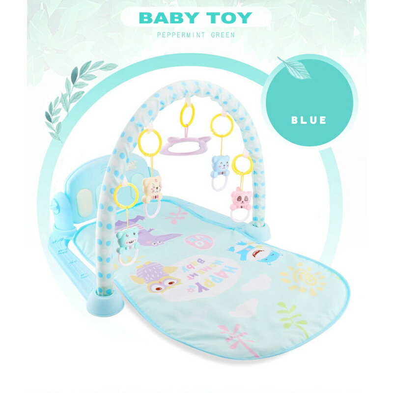 健身框男孩和女孩爬行遊戲毯拼圖多功能圍欄爬行墊啟蒙 6