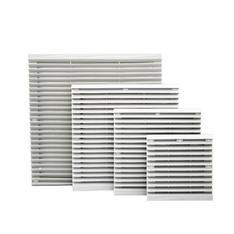 【可開發票】風機通風過濾網組防水機柜配電箱散熱防塵百葉窗風扇網罩803805 4