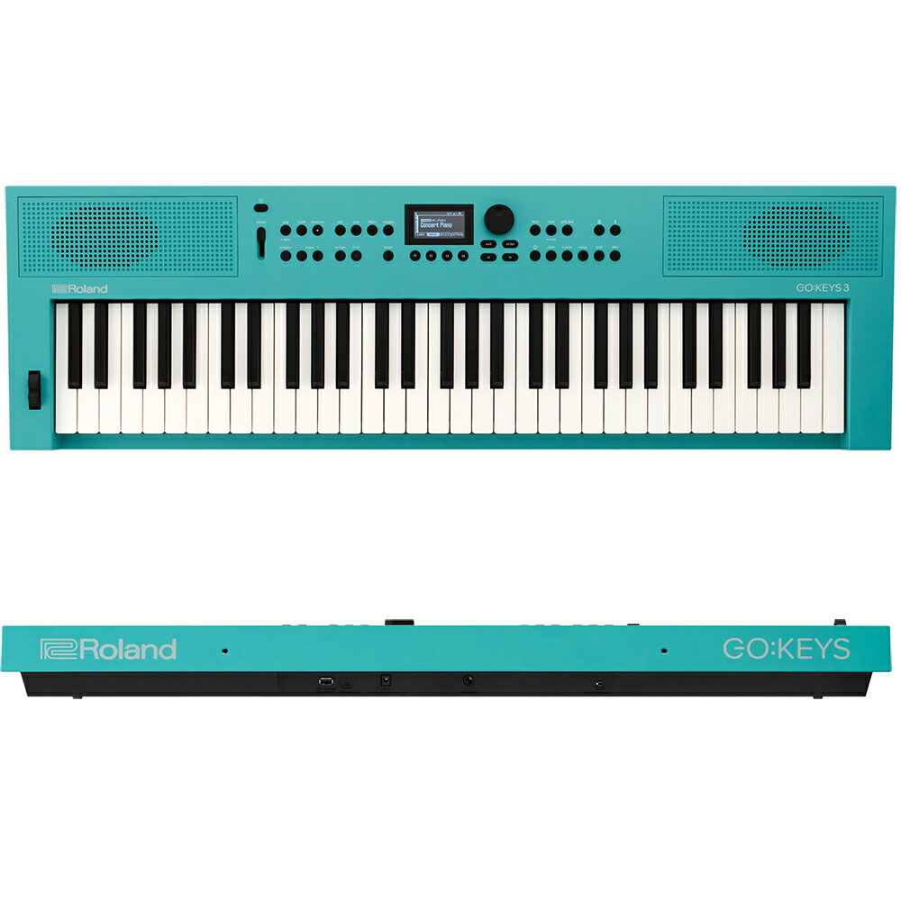 非凡樂器『 ROLAND 樂蘭』全新型態進階款61鍵音樂創作伴奏電子琴 GO:KEYS 3 / 青檸綠 公司貨保固 1