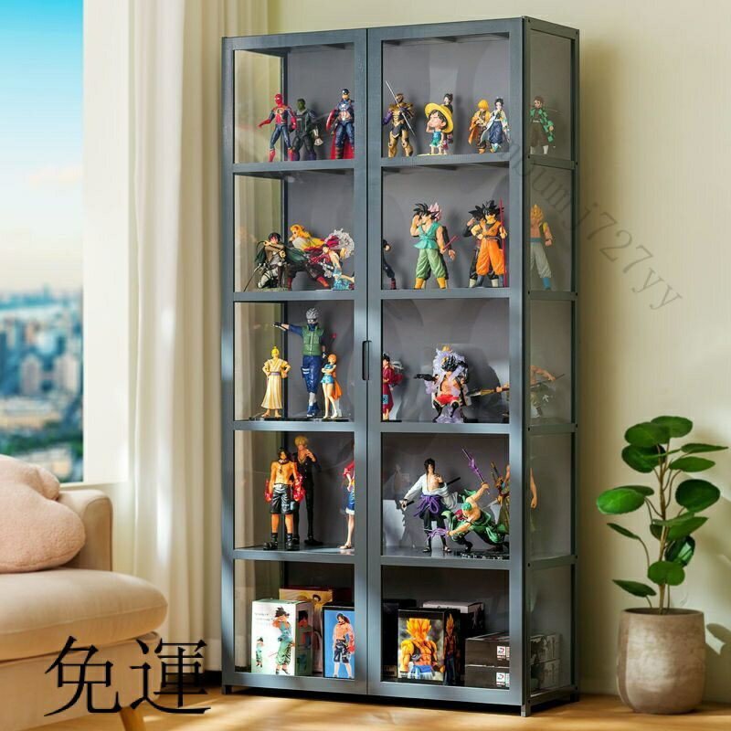 工廠現貨 免運 含發票 手辦展示櫃亞剋力陳列櫃子樂高展示架透明仿玻璃化妝品貨架傢用