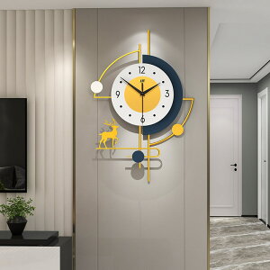 歐式輕奢掛鐘客廳時尚家用裝飾時鐘掛墻現代簡約創意鐘表廠家