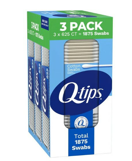Q-Tips 紙軸棉花棒 625支 3入組