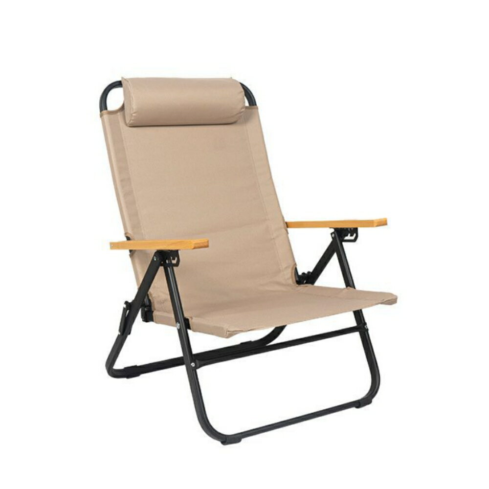 美麗大街【113052910】戶外折疊椅調整野餐便攜露營沙灘椅休閒懶人靠背椅鋁合金躺椅