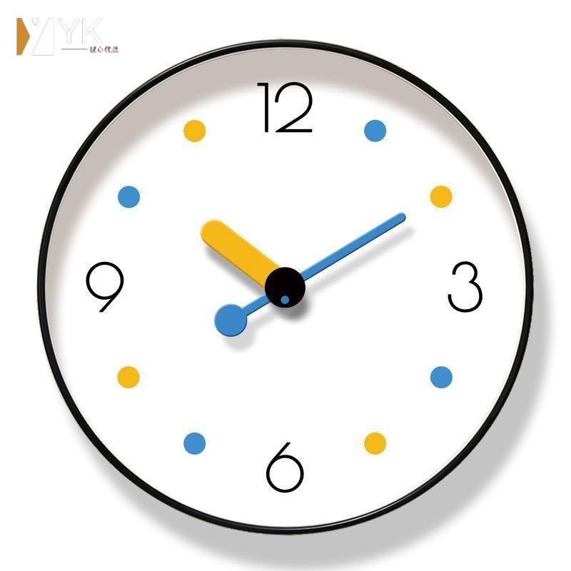 🔥易普拉6534掛鐘客廳鐘錶簡約北歐時尚家用時鐘掛錶現代創意石英鐘客廳掛鐘壁掛時鐘