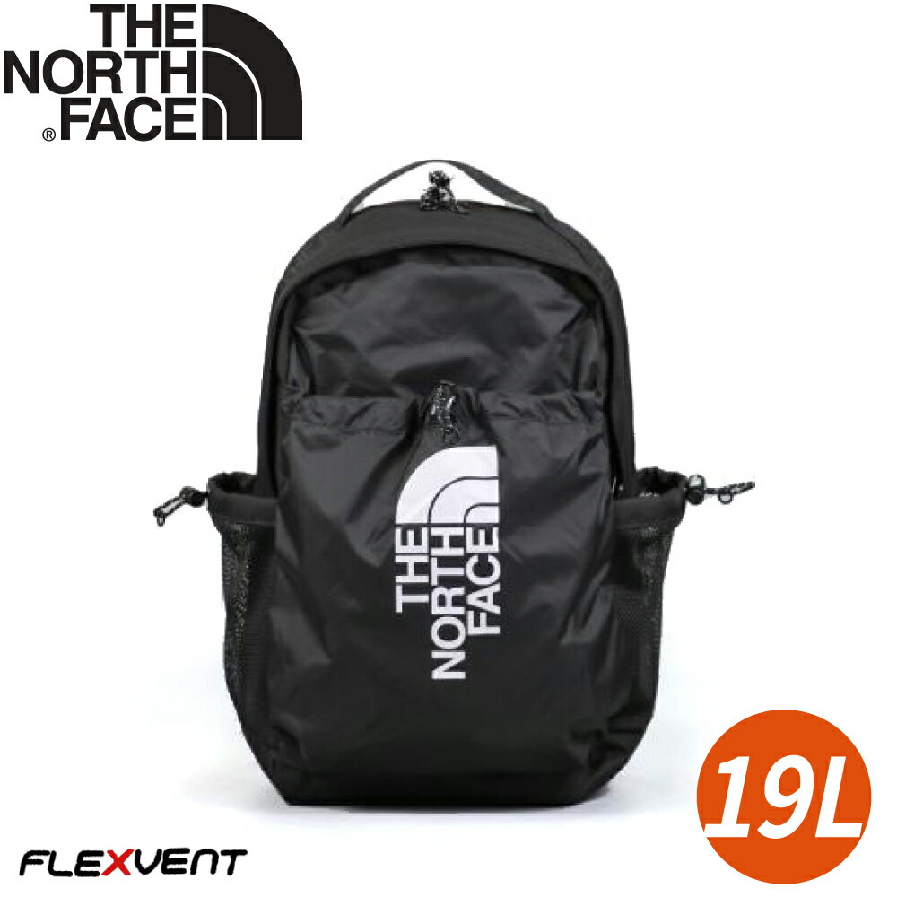 【The North Face 19L 便捷舒適休閒後揹包《黑》】52TB/電腦包/雙肩包/通勤揹包/休閒揹包