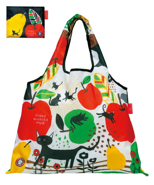 DESIGNERS JAPAN 日本PRAIRIEDOG摺疊購物袋(Cat)　★2way shopping bag