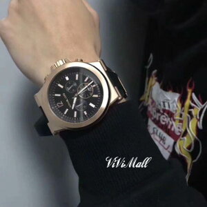 『Marc Jacobs旗艦店』MichaelKors｜MK8184｜美國代購｜MK｜時尚玫瑰金橡膠錶帶三眼計時腕錶