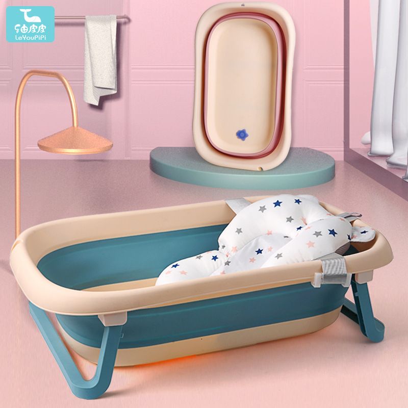 嬰兒洗澡洗頭折疊初生家用大號幼兒童可坐躺新生小孩用品桶寶寶