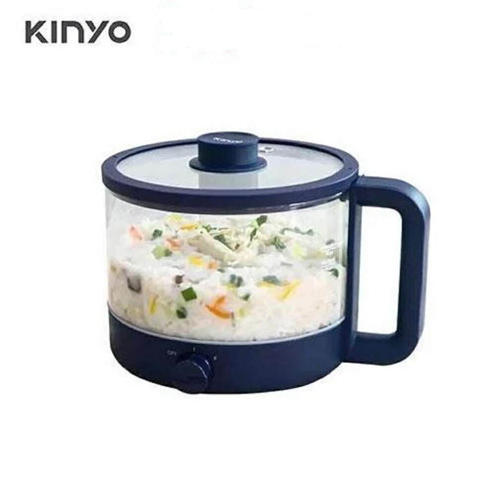 【情人節專屬+兩入超值組】KINYO 1.2L多功能玻璃料理鍋 電火鍋 美食鍋 獨享鍋 FP-0877 3