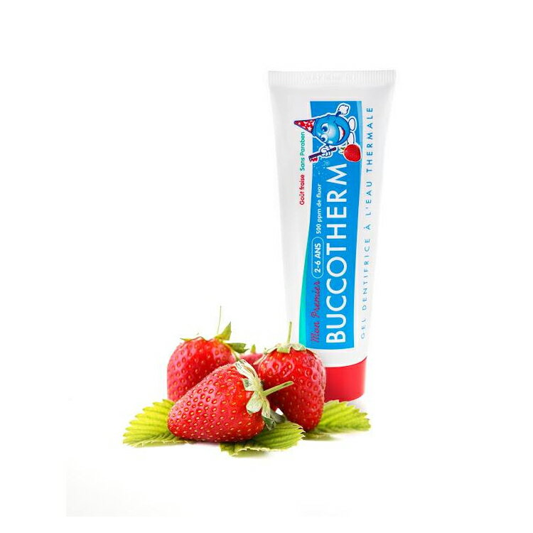 健口泉 成長兒童潔淨牙膏(2~6歲適用)50ml-草莓口味【德芳保健藥妝】