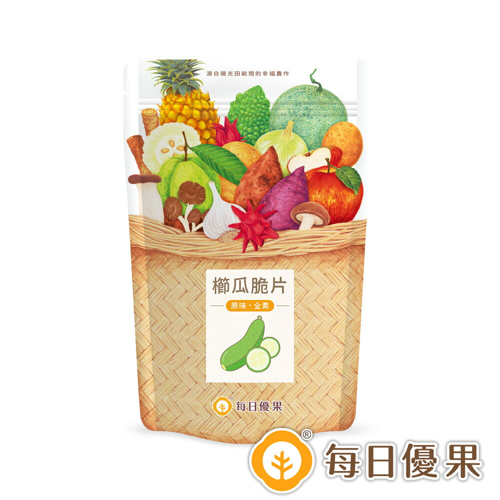 櫛瓜脆片3入含運組【每日優果】組合任選 3