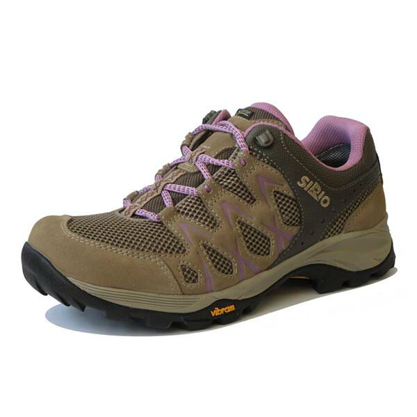 《台南悠活運動家》SIRIO 女 Gore-Tex短筒登山健行鞋-棕紫 PF116