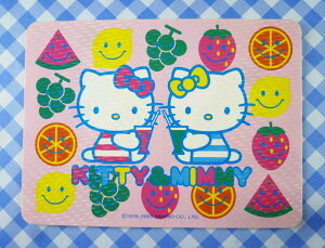 【震撼精品百貨】Hello Kitty 凱蒂貓 貼紙-方水果 震撼日式精品百貨
