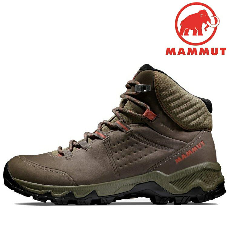 Mammut 長毛象 Nova IV Mid GTX 女款 防水中筒皮革登山鞋 3030-04730 40227 棕/杏桃白蘭地