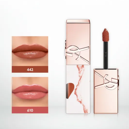 【YSL】聖羅蘭 2025 七夕情人節限定奢華印記鎖心光唇釉 #442 #610