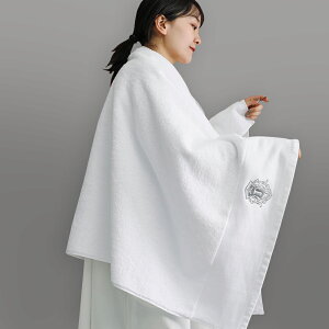 白色浴巾五星級酒店專用高檔純棉賓館大毛巾高級高端家用吸水女夏