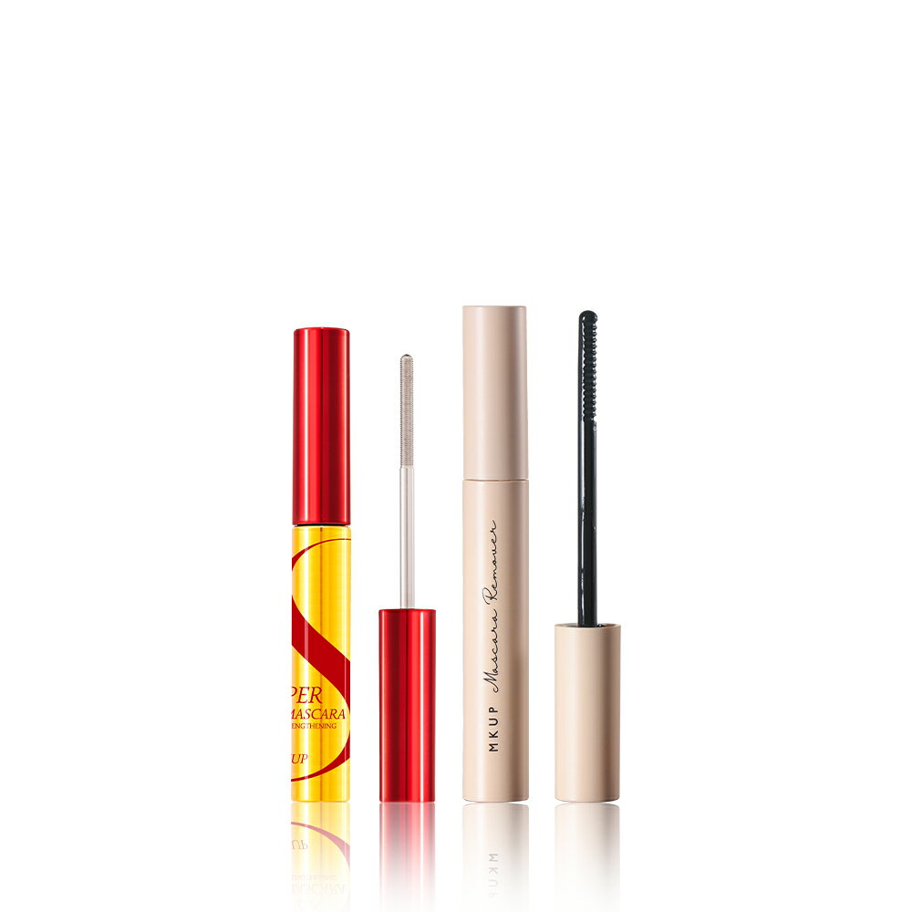 MKUP 美咖【新品上市】Super纖長電眼睫毛膏+難搞睫毛膏卸除液