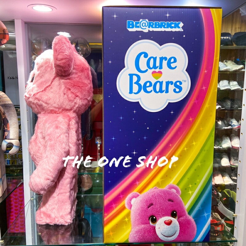 TheOneShop BE@RBRICK Care Bears Cheer Bear Costume Ver. 彩虹熊粉紅