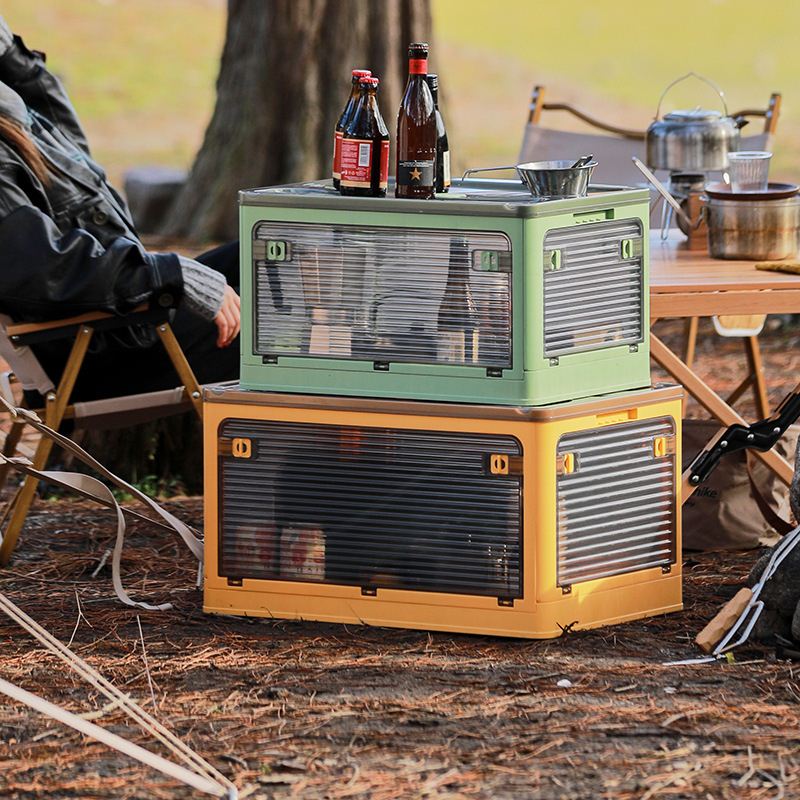 戶外繫列 ● 戶外 折疊 收納 箱 野營露營用品裝備野餐工具 家用 車載儲物整理箱