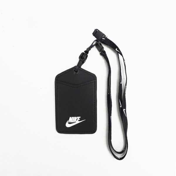Nike Id Lanyard [DC3632-091] 識別證吊帶 證件夾 名牌掛繩 背帶可拆 雙面卡槽 黑