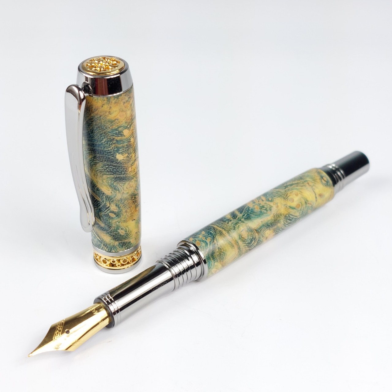 穩定木鋼筆#KOBE手工筆 #貝殼筆 #古典筆 #玫瑰原子筆 #太極筆 #手工筆 #手工鋼珠筆 #手工鋼筆 #手工原子筆 #手工自動鉛筆 #手工工程筆