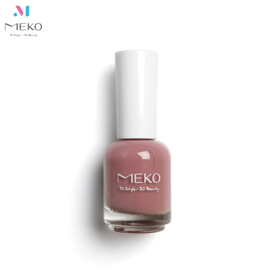 MEKO 雷根寶盒指甲油 - 34草莓甜甜圈 /果凍色指甲油【官方旗艦店】