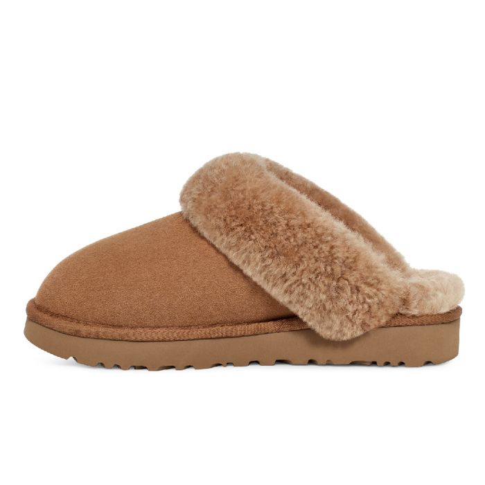 UGG Classic Slipper II 栗子棕 休閒 麂皮 厚底 穆勒鞋 涼拖鞋 女款 J2732 (UG1130876CHE)