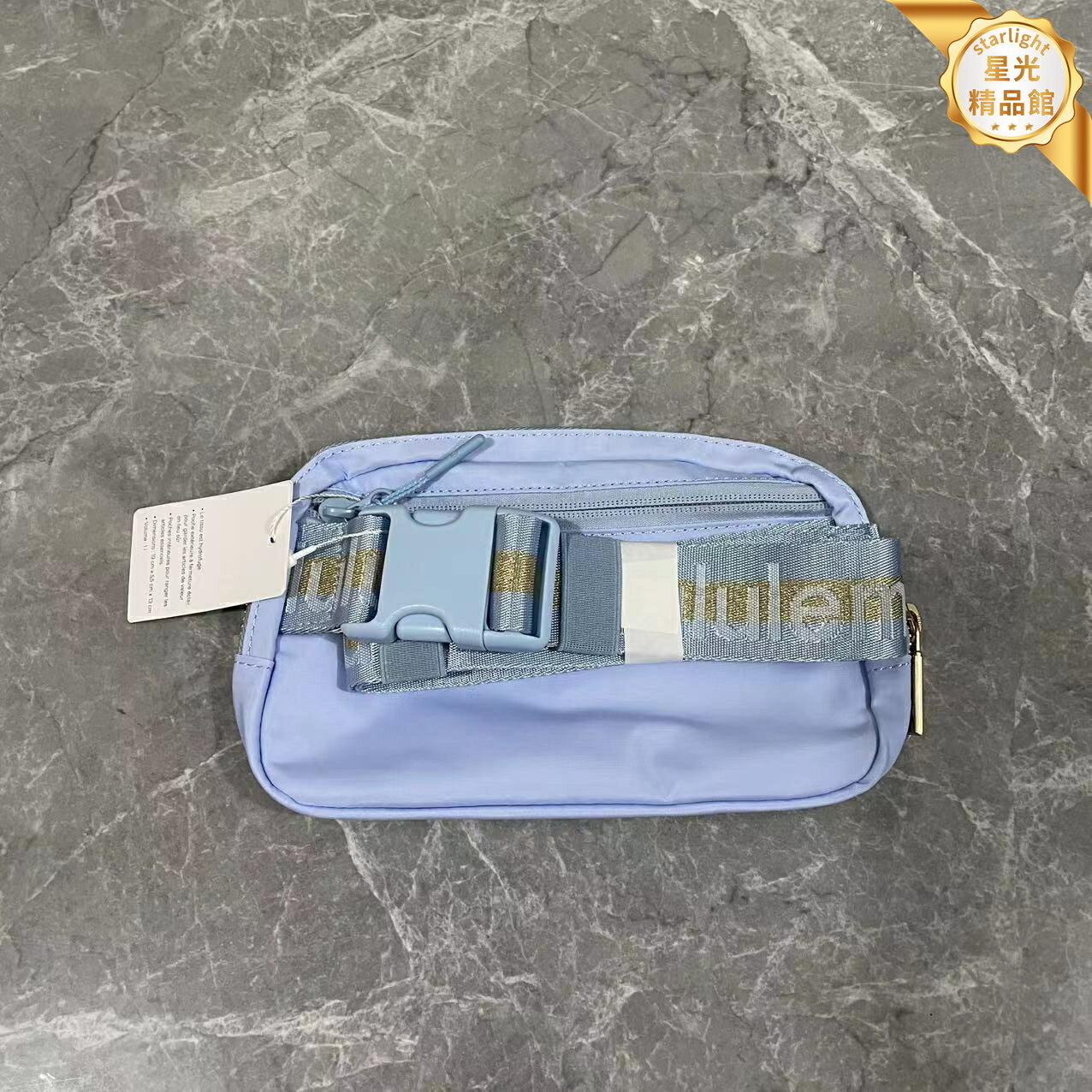【Lulu字母】腰包 跑步腰包 健身腰包 運動腰包 手機腰包 尼龍防水 1L大容量 多隔層收納 男女通用 戶外運動必備
