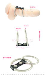 虐戀精品CICILY-男根崇拜-猛男金屬屌環(二環)