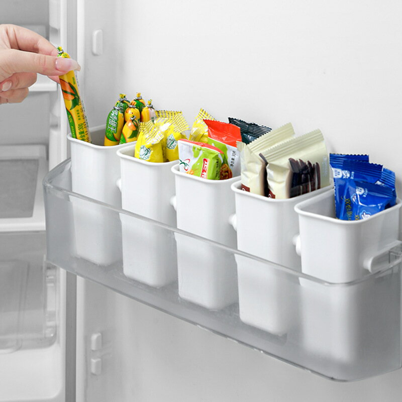 冰箱側門收納盒食品分類廚房食物保鮮盒多功能生蒜儲物盒整理神器
