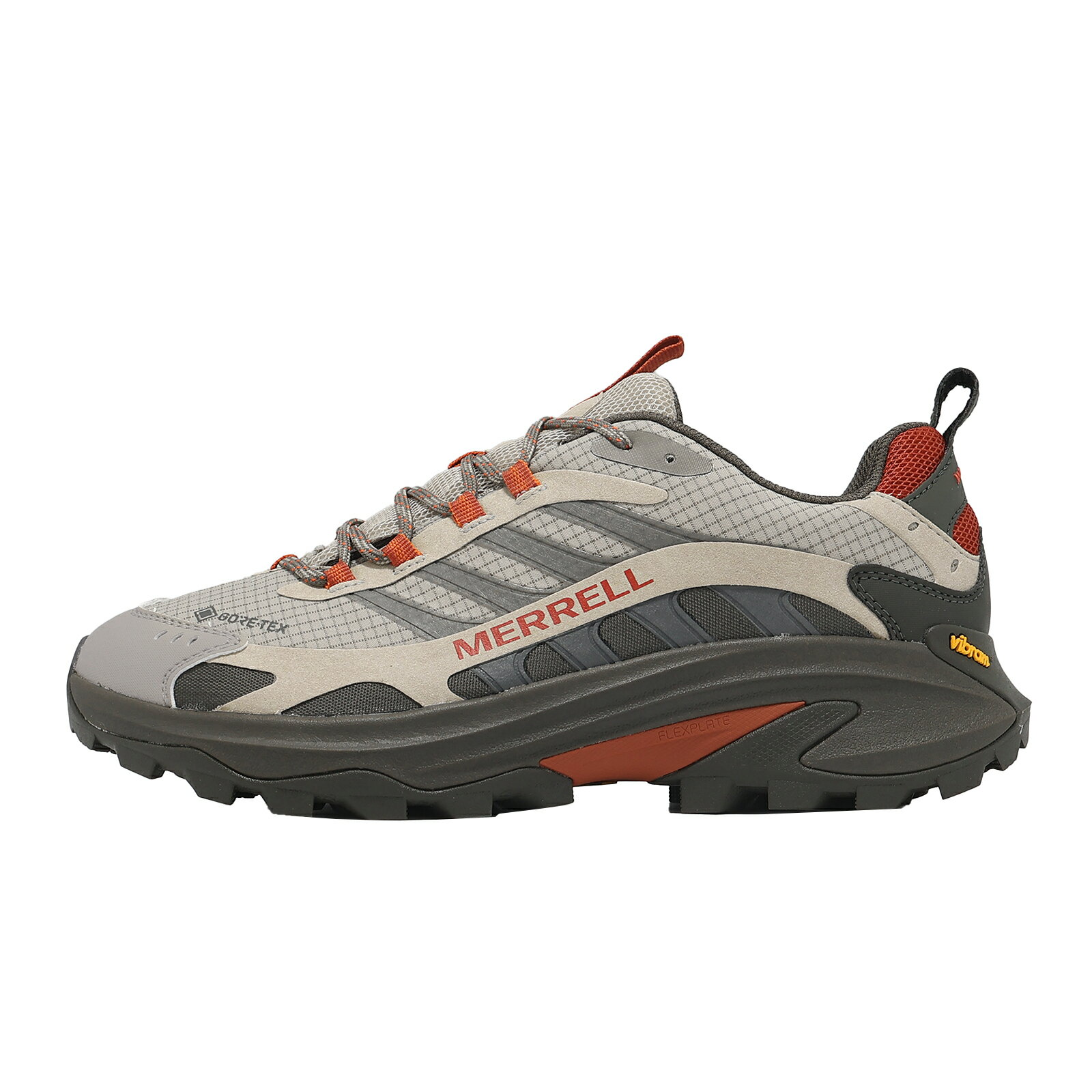 Merrell 登山鞋 Moab Speed 2 GTX 男鞋 灰 防水 黃金大底 戶外 緩衝 ML00005347