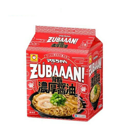 ZUBAAAN！ 背脂濃厚醬油 125g*3包