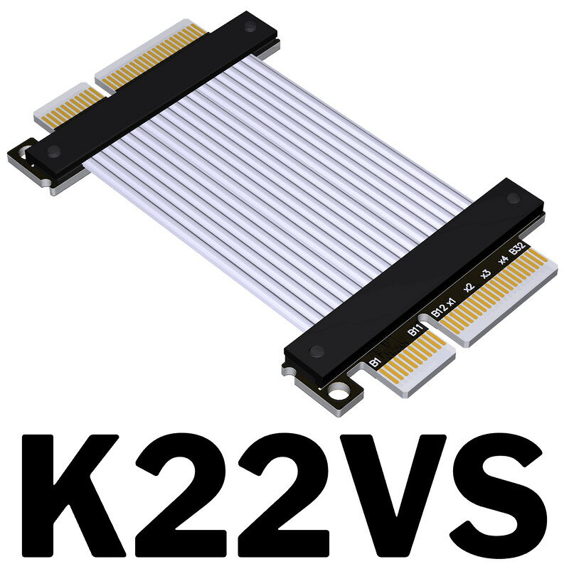 ADT PCI-E 4.0延長線 x4 公對公 pcie信號交換線 gen4全速 鍍銀抵【宜家良品百貨】