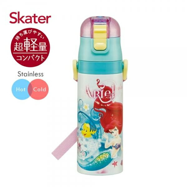 Skater不鏽鋼直飲保溫水壺(470ml) (4973307659027 小美人魚Ariel) 990元