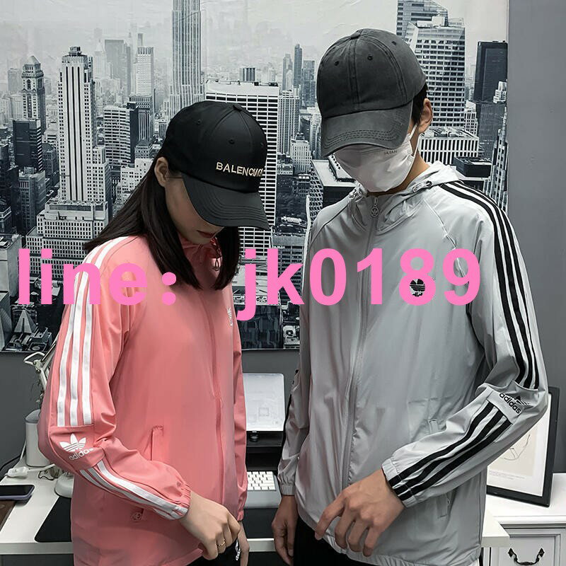 【好評 】防曬外套 愛迪達薄外套 三葉草防曬衣 電繡 涼感外套 皮膚衣 釣魚戶外防紫外線 冰絲 男生 女生 情侶外套