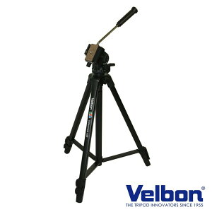 Velbon Videomate 攝影家 538 油壓雲台腳架(公司貨) 快捷式固定扳扣，三段式調節高度
