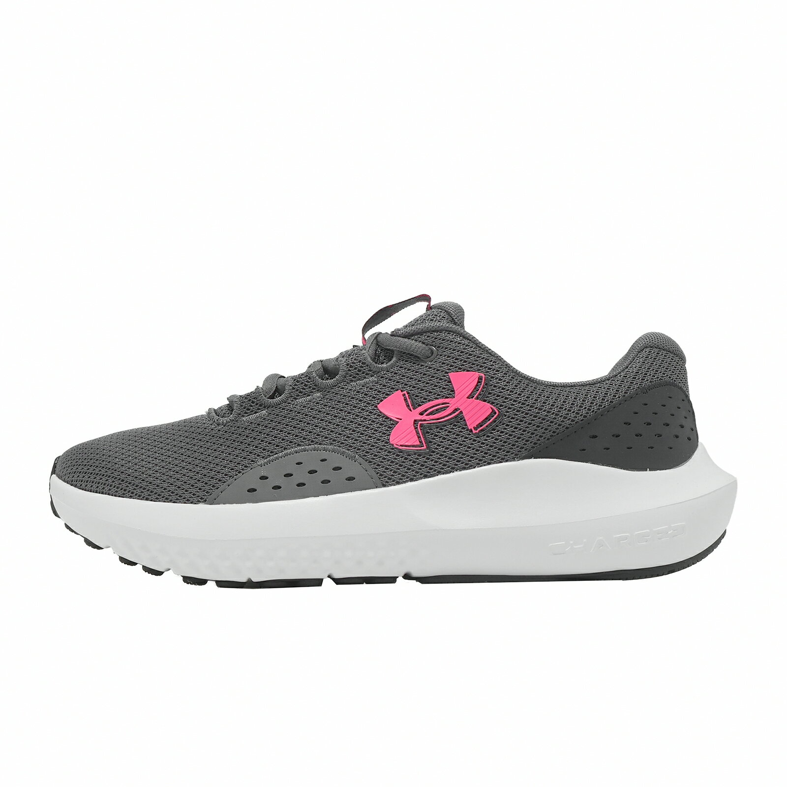Under Armour UA 慢跑鞋 W Charged Surge 4 女鞋 灰 緩衝 運動鞋 3027007025