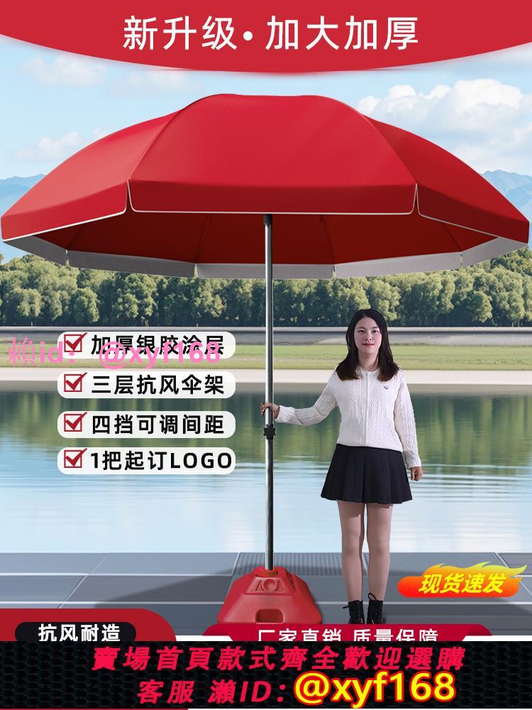 遮陽傘太陽傘大傘戶外擺攤專用雨傘大型商用擺地攤大傘庭院傘定製