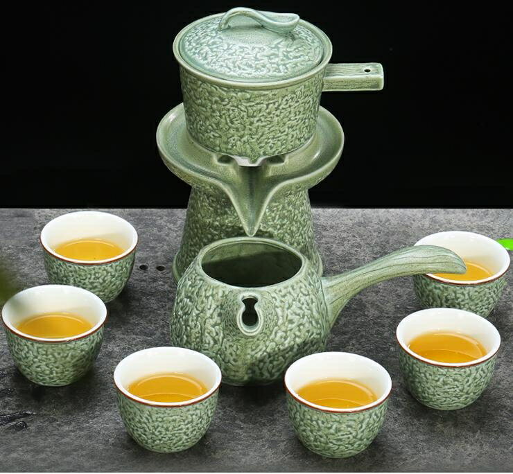 半全自動茶具套裝簡約陶瓷懶人泡茶壺